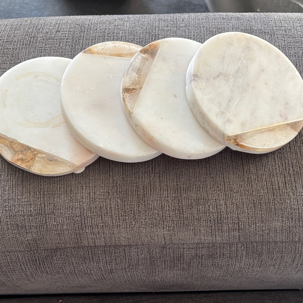 Set of Marble Coasters
